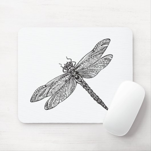 Libelle in der Art Mousepad (Mit Mouse)