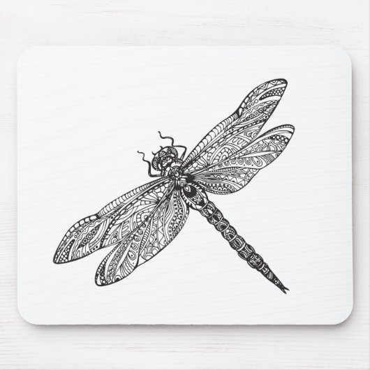 Libelle in der Art Mousepad (Vorne)