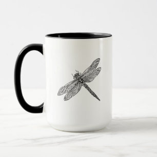 Libelle in der Art Tasse