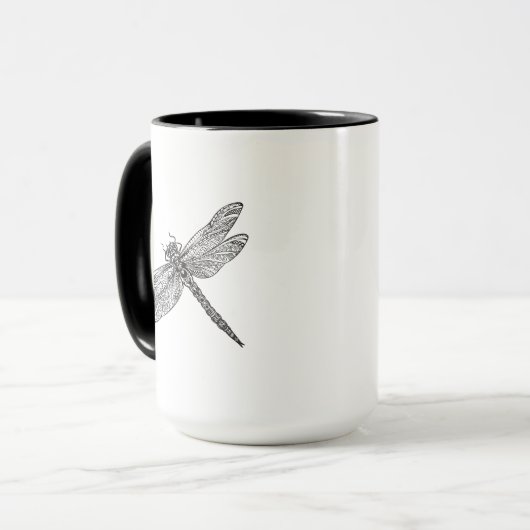 Libelle in der Art Tasse (Vorderseite Links)