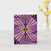 Libelle in Fliege........ Karte (Gelbe Blume)