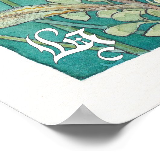 Libelle-Karte 6 Poster (Ecke)