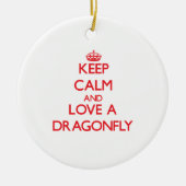 Libelle Keramikornament (Vorne)