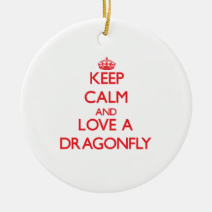 Libelle Keramikornament