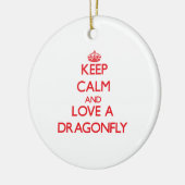 Libelle Keramikornament (Links)