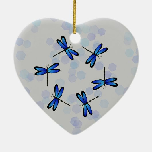 Libelle Keramikornament (Hinten)