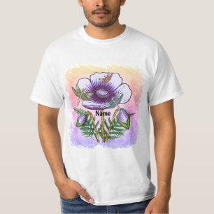 Libelle Lila Mohn T-Shirt