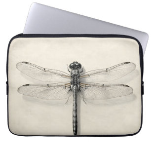 Libelle Metallisch Detaillierte Vintage-Entomologi Laptopschutzhülle