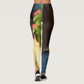 Libelle mit goldgelben Flügeln Leggings (Rückseite)
