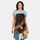 Libelle mit goldgelben Flügeln Schürze (Getragen)