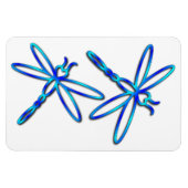 Libelle mit Herzkopf Magnet (Horizontal)