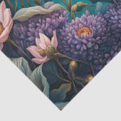 Libelle nachts im Blumengarten Seidenpapier (Detail)