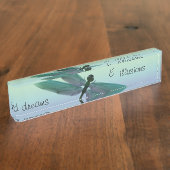 Libelle Namensplakette (Seite)