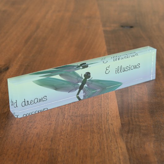 Libelle Namensplakette (Seite)