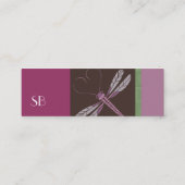 Libelle "Neopolitan" dünn Mini Visitenkarte (Rückseite)