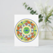 Libelle Postkarte (Stehend Vorderseite)