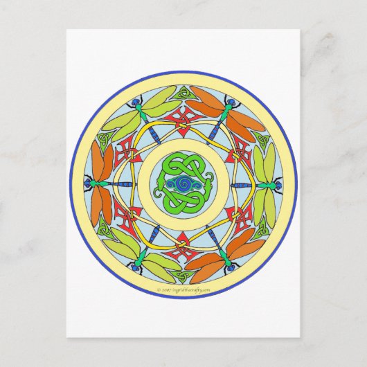 Libelle Postkarte (Vorderseite)