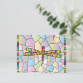 Libelle Postkarte (Stehend Vorderseite)