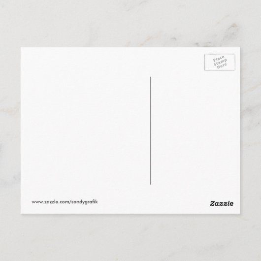 Libelle Postkarte (Rückseite)