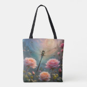 Libelle & Rosen Tasche (Rückseite)