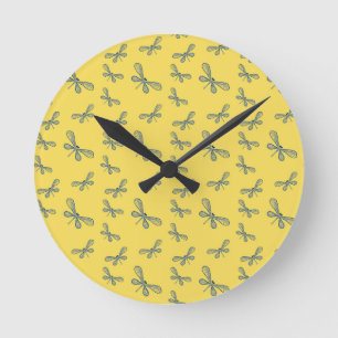 Libelle Runde Wanduhr