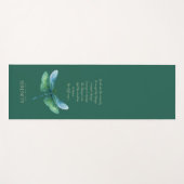 Libelle Serenity Yogamatte (Vorderseite (Horizontal))
