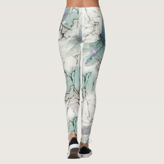Libelle träumt Leggings (Rückseite)