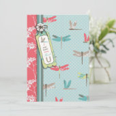 Libelle träumt TY Karte 2 (Stehend Vorderseite)