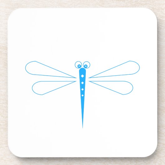 Libelle - Untersetzer aus hartem Kunststoff - Set  (Vorderseite)