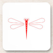 Libelle - Untersetzer aus hartem Kunststoff - Set  (Vorderseite)
