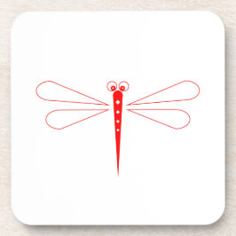 Libelle - Untersetzer aus hartem Kunststoff - Set 