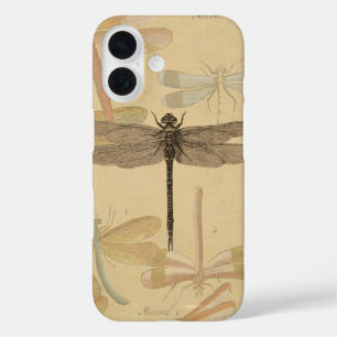 Libelle Vintage Antik Klassik Natur iPhone 16 Hülle
