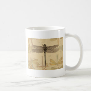 Libelle Vintage Antik Klassik Natur Kaffeetasse