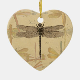 Libelle Vintage Antik Klassik Natur Keramik Ornament