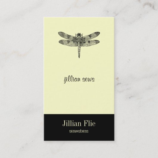 Libelle Visitenkarte (Vorderseite)