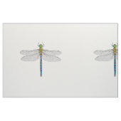 Libelle-wählen Sie Farbhintergrund! Stoff (Fat Quarter (45,7 x 55,9 cm))