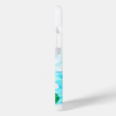 Libelle, Wasserlilie Blume Teich Malen Case-Mate iPhone Hülle (Rückseite / Links)