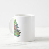 Libelle Weihnachtsbaum Libelle Xmas  Kaffeetasse (Vorderseite Links)