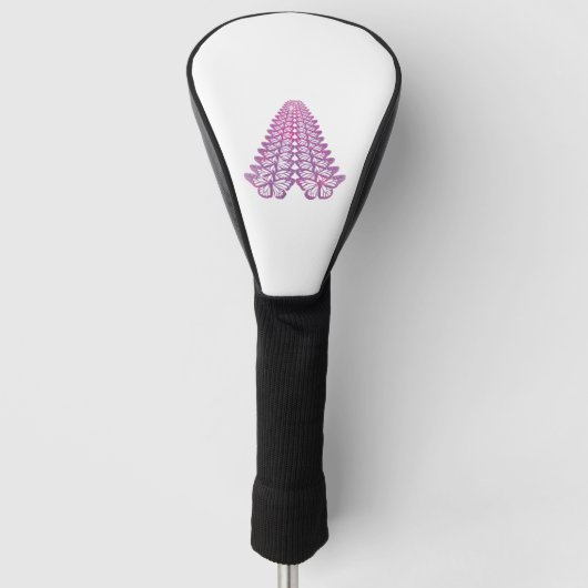 Libelle-Weihnachtsbaumschmetterling Golf Headcover (Vorderseite)