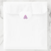 Libelle-Weihnachtsbaumschmetterling Herz-Aufkleber (Tasche)