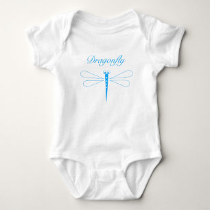 Libelle - weißer Baby-Jersey-Bodysuit Baby Strampler