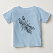 Libelle Zendoodle Baby T-shirt (Vorderseite)