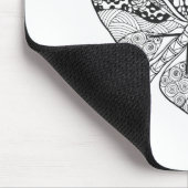 Libelle Zendoodle Mousepad (Ecke)
