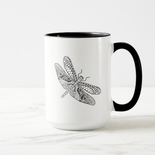 Libelle Zendoodle Tasse (Rechts)