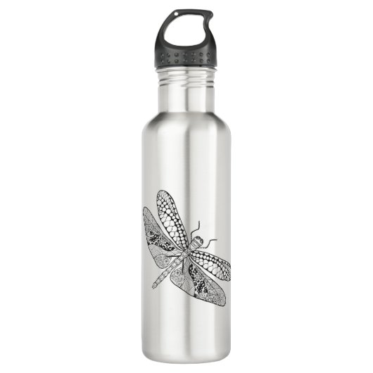 Libelle Zendoodle Trinkflasche (Vorderseite)