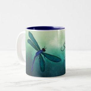 Libelle Zweifarbige Tasse