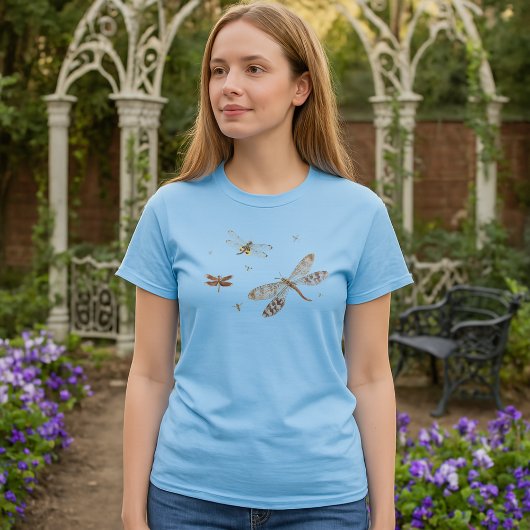 Libellen 18. Jahrhundert Kunst T-Shirt