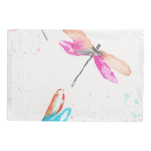 Libellen 2 kissenbezug (Rückseite-Links)