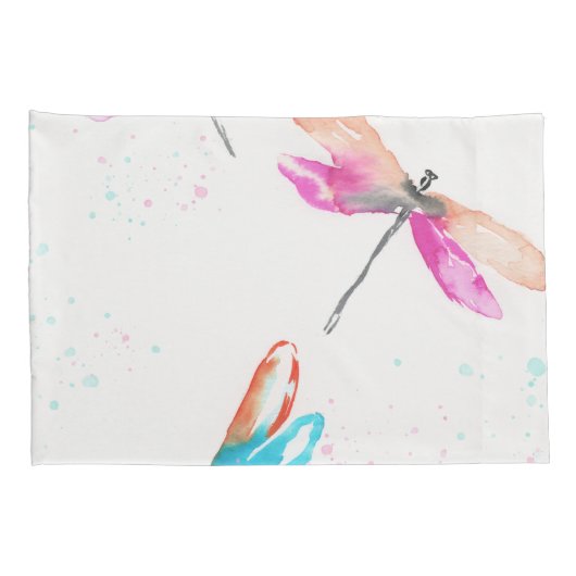 Libellen 2 kissenbezug (Rückseite-Rechts)