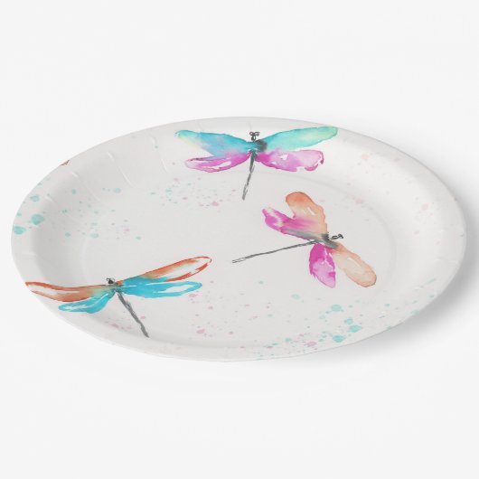 Libellen 2 Teller (Schrägansicht)